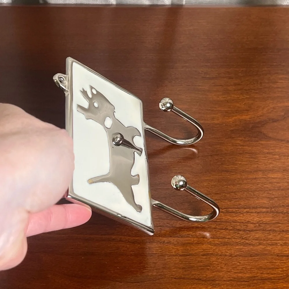 Scottie/Scottish Terrier Dog Wall Double Hooks